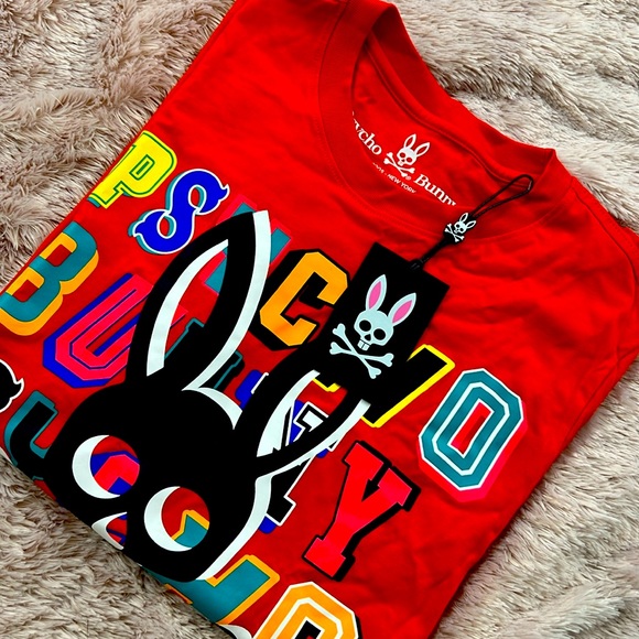 NWT PSYCHO BUNNY FULTON GRAPHIC TEE - Picture 2 of 4